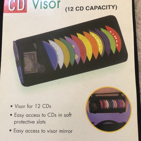 CD visor and Disc/cd/dvd/game protectors bundle. New in factory packaging - Picture 11 of 16